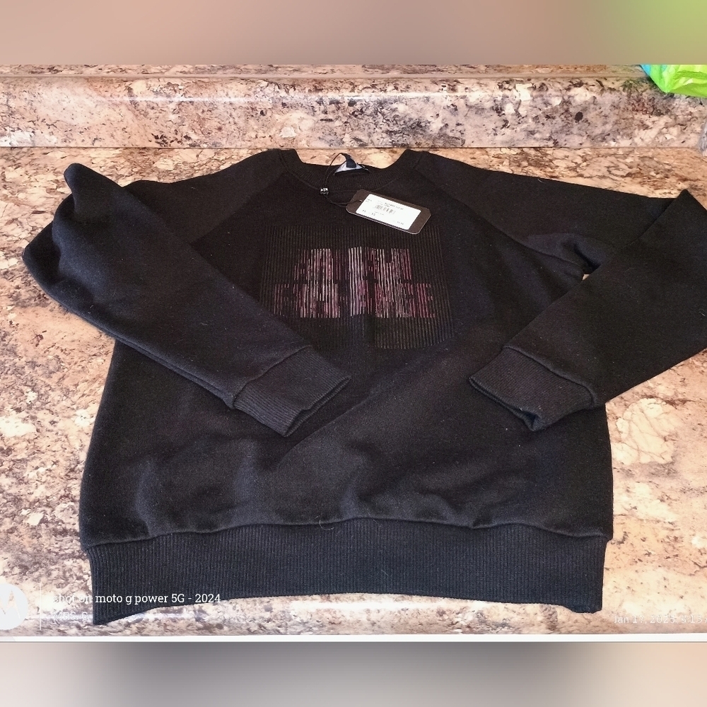 Armani exchange children's unisex sweatshirt size XS new with tags